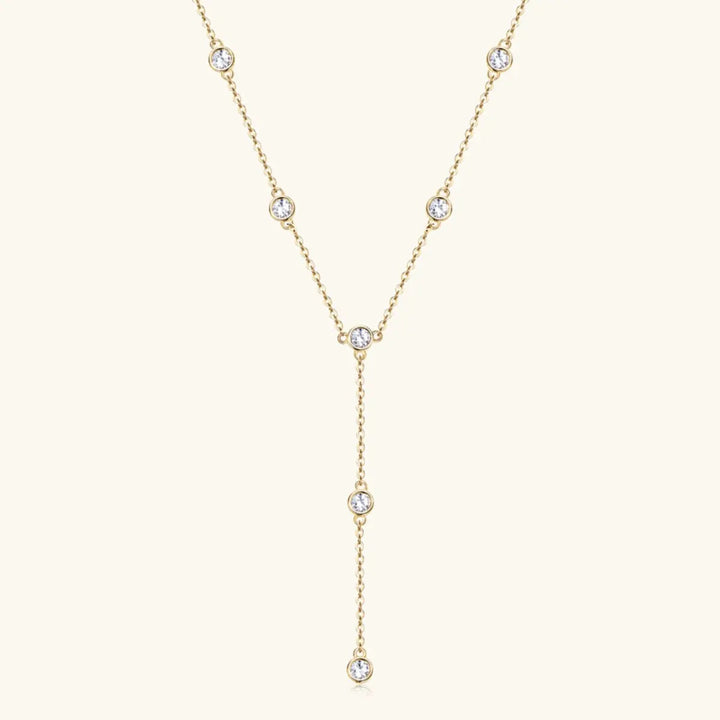 1.1 Carat Moissanite 925 Sterling Silver Necklace LOVCIA