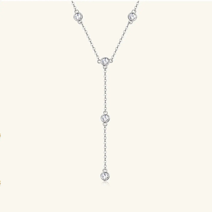 1.1 Carat Moissanite 925 Sterling Silver Necklace LOVCIA