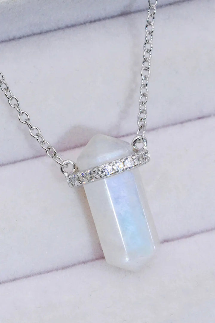 LOVCIA Natural Moonstone Chain-Link Necklace