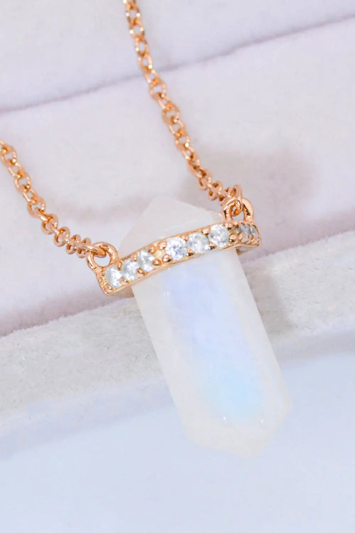 LOVCIA Natural Moonstone Chain-Link Necklace