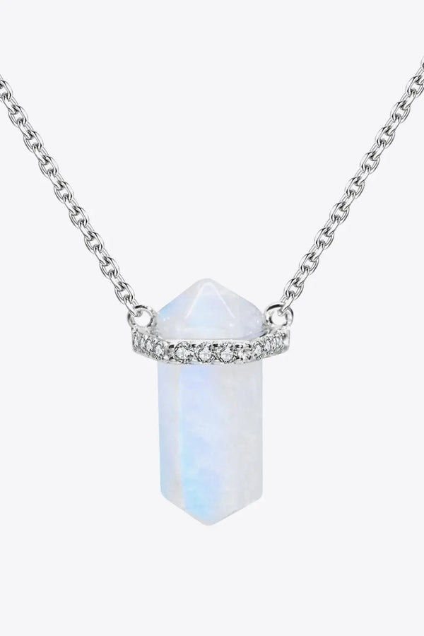 LOVCIA Natural Moonstone Chain-Link Necklace