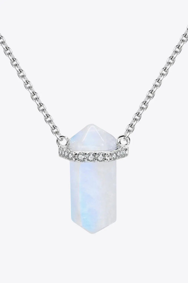 LOVCIA Natural Moonstone Chain-Link Necklace