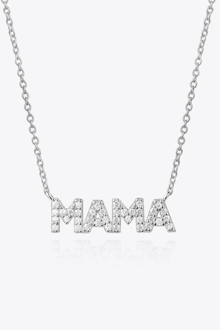 LOVCIA MAMA Zircon 925 Sterling Silver Necklace