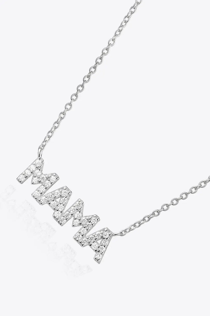 LOVCIA MAMA Zircon 925 Sterling Silver Necklace