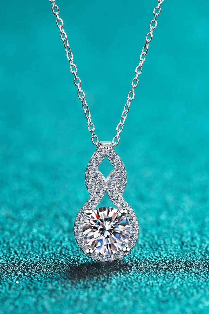 LOVCIA 1 Carat Moissanite Pendant Necklace