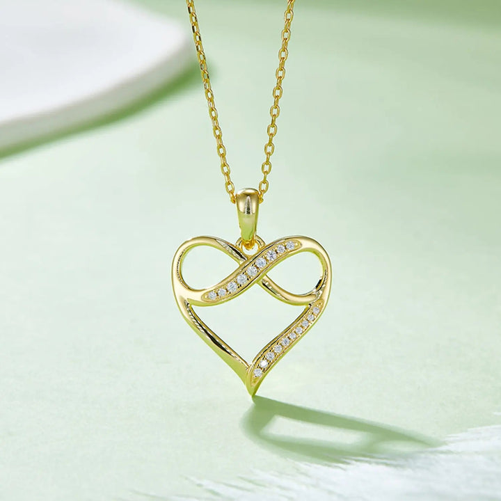 LOVCIA Moissanite 925 Sterling Silver Heart Necklace