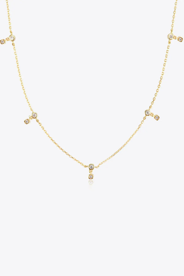 Zircon 925 Sterling Silver Necklace LOVCIA