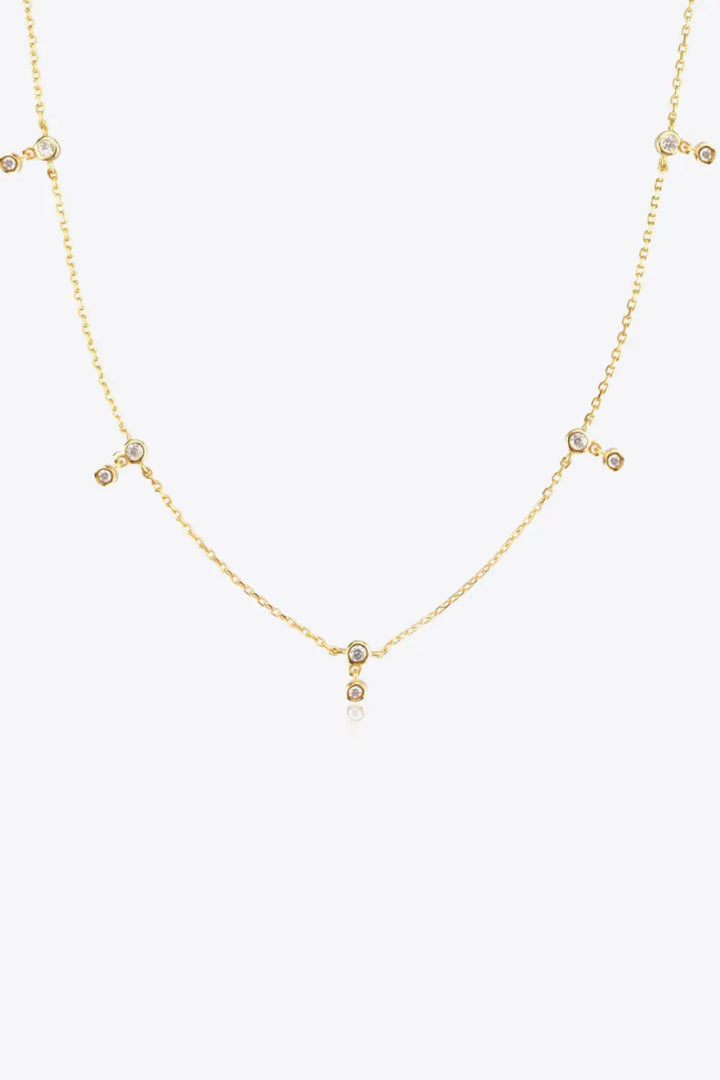 Zircon 925 Sterling Silver Necklace LOVCIA