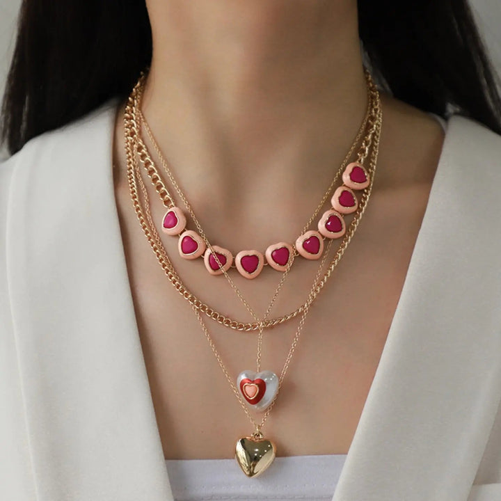 LOVCIA Multi-Layered Alloy Necklace