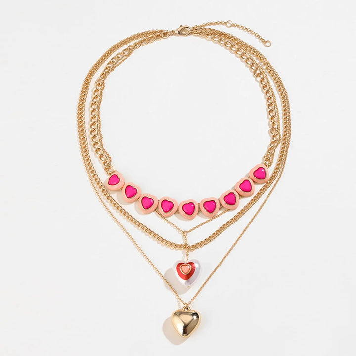 LOVCIA Multi-Layered Alloy Necklace