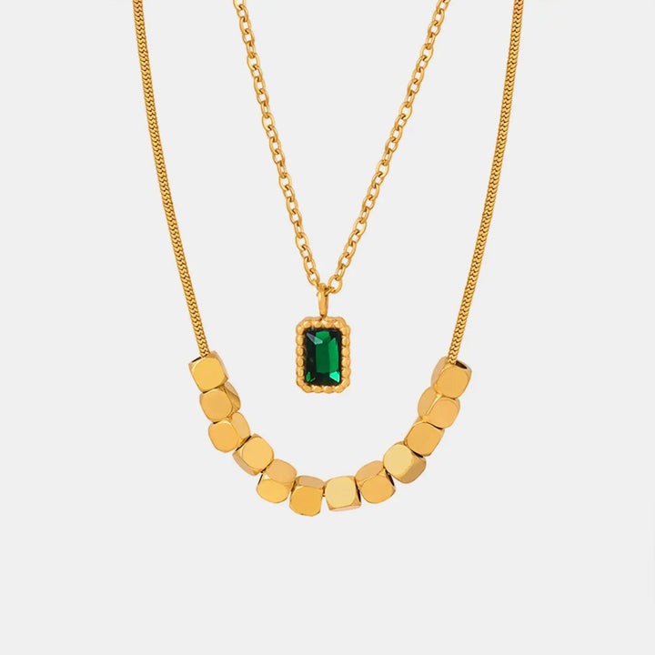 18K Gold-Plated Double-Layered Necklace LOVCIA