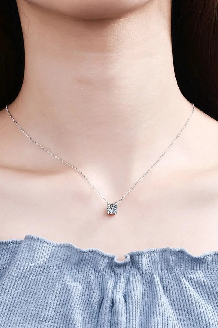 LOVCIA Moissanite 925 Sterling Silver Necklace