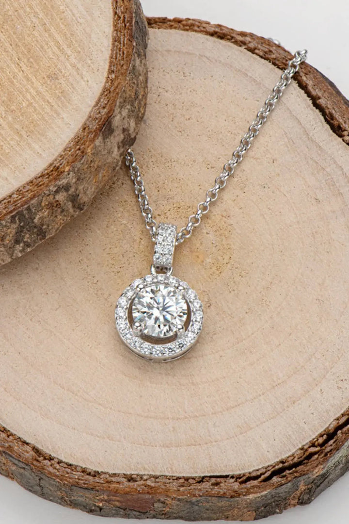 Zircon Pendant 925 Sterling Silver Necklace LOVCIA