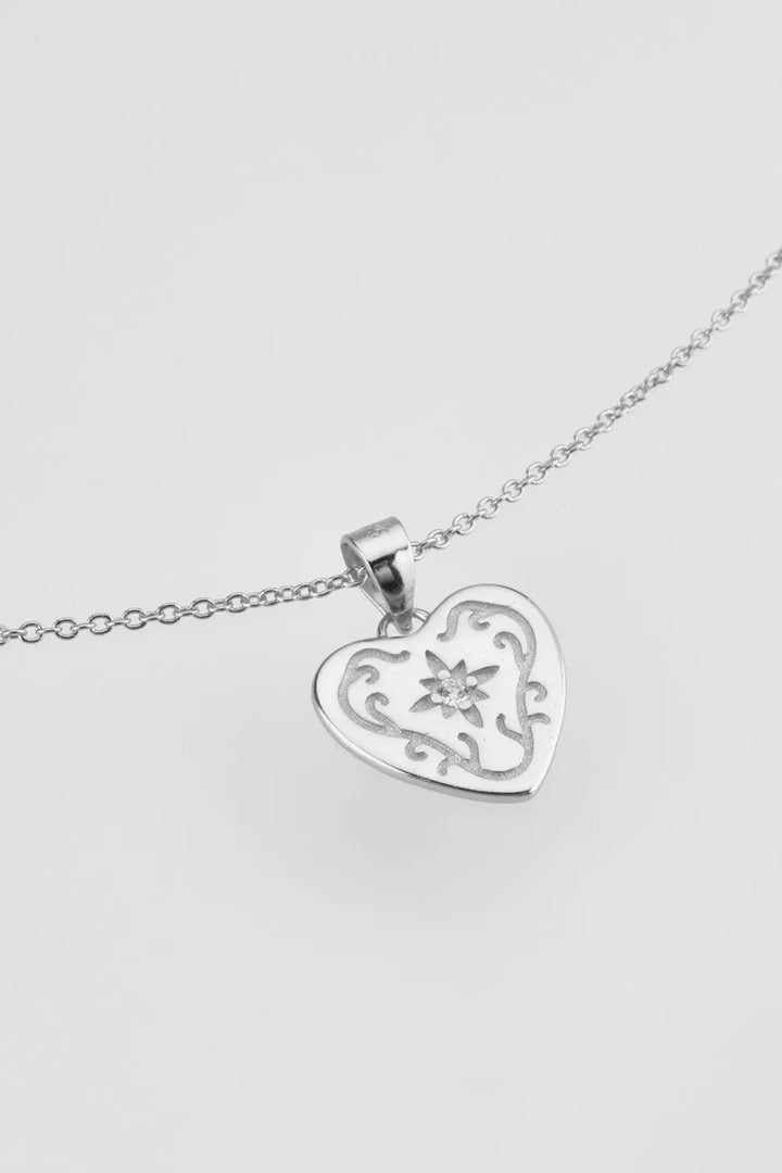 LOVCIA Heart Pendant 925 Sterling Silver Necklace