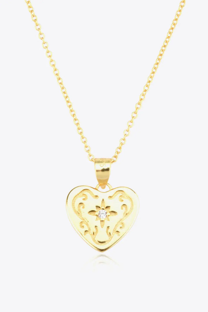 LOVCIA Heart Pendant 925 Sterling Silver Necklace