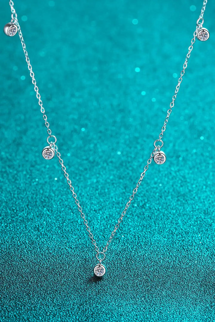 LOVCIA Moissanite Rhodium-Plated Necklace