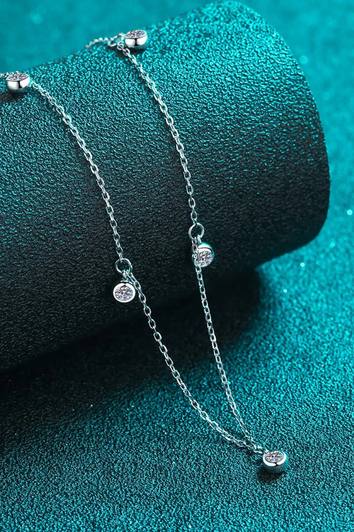 LOVCIA Moissanite Rhodium-Plated Necklace