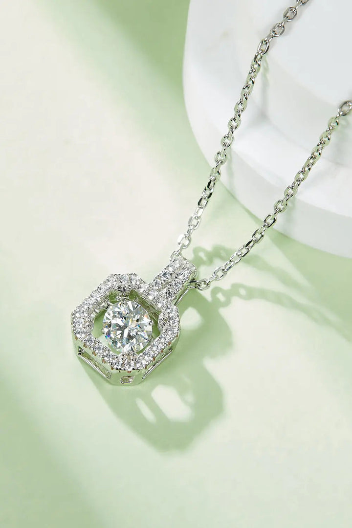 LOVCIA Adored Moissanite 925 Sterling Silver Necklace