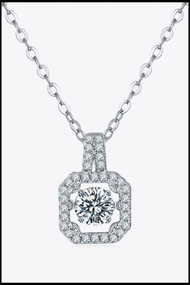 LOVCIA Adored Moissanite 925 Sterling Silver Necklace