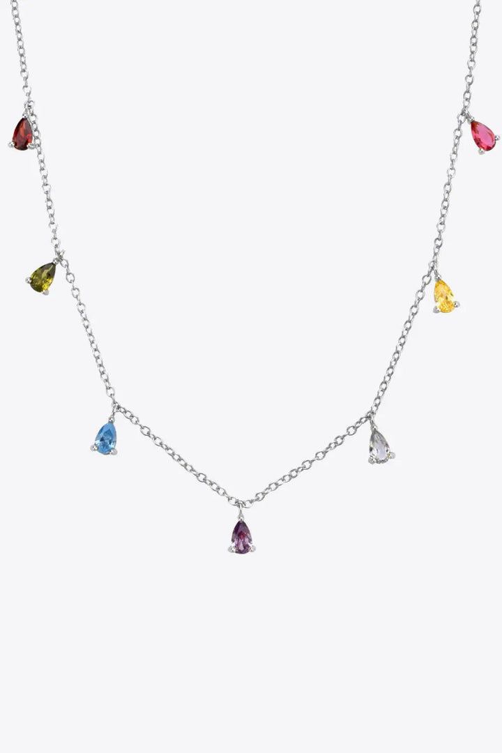 LOVCIA 925 Sterling Silver Zircon Necklace