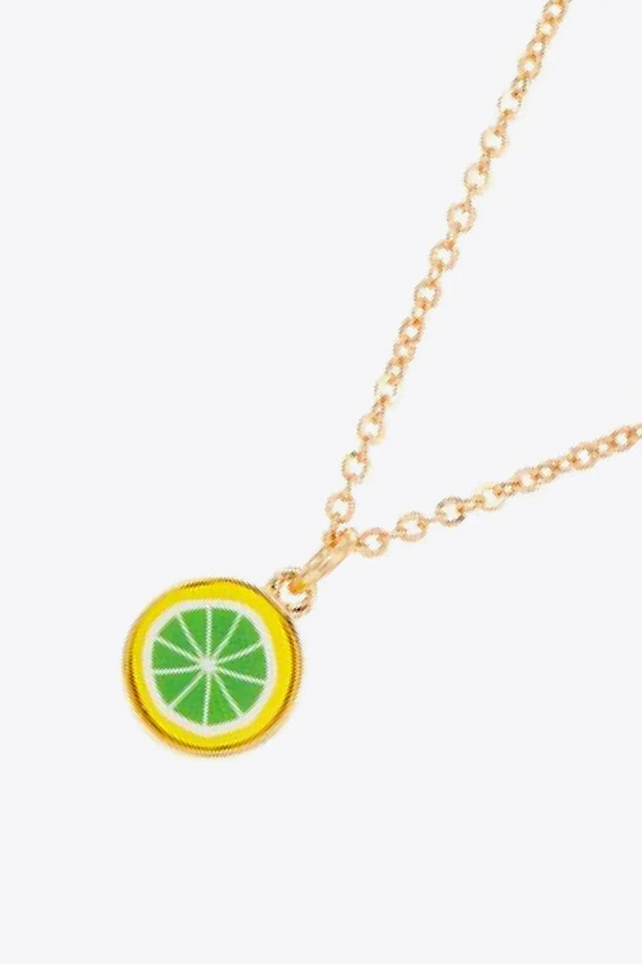 LOVCIA Fruit Pendant Double-Layered Necklace