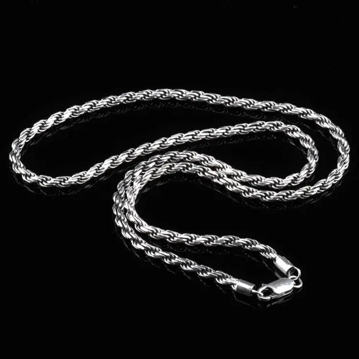 19.7" Snake Chain 925 Sterling Silver Necklace LOVCIA