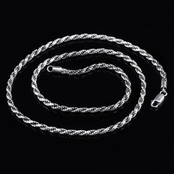 19.7" Snake Chain 925 Sterling Silver Necklace LOVCIA