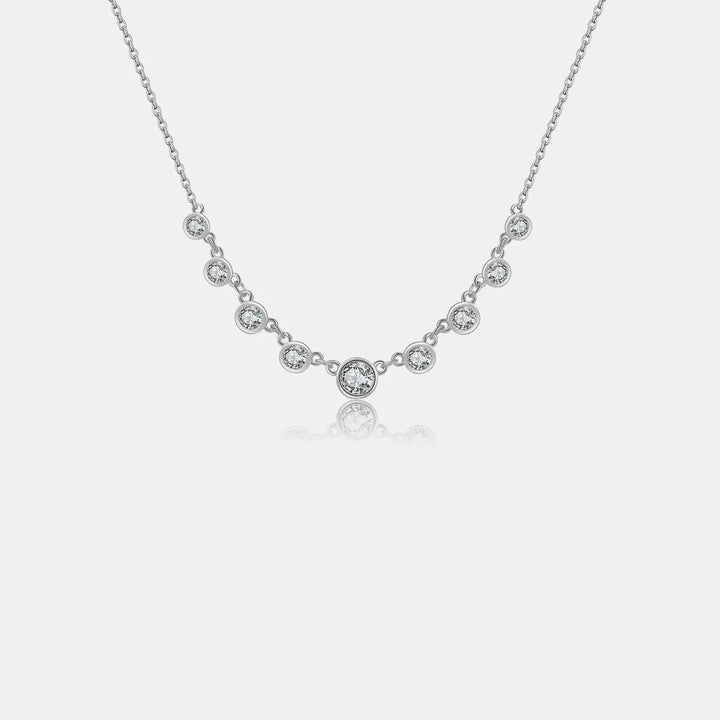 LOVCIA Inlaid Zircon 925 Sterling Silver Necklace