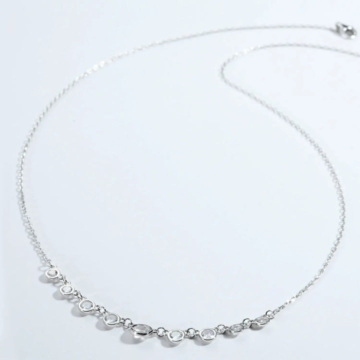 LOVCIA Inlaid Zircon 925 Sterling Silver Necklace