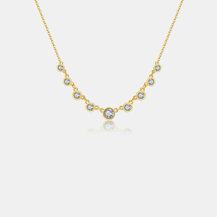 LOVCIA Inlaid Zircon 925 Sterling Silver Necklace