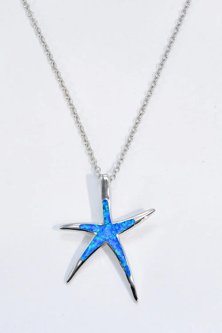 LOVCIA Opal Starfish Pendant Necklace