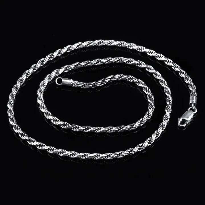 21.7" Snake Chain 925 Sterling Silver Necklace LOVCIA