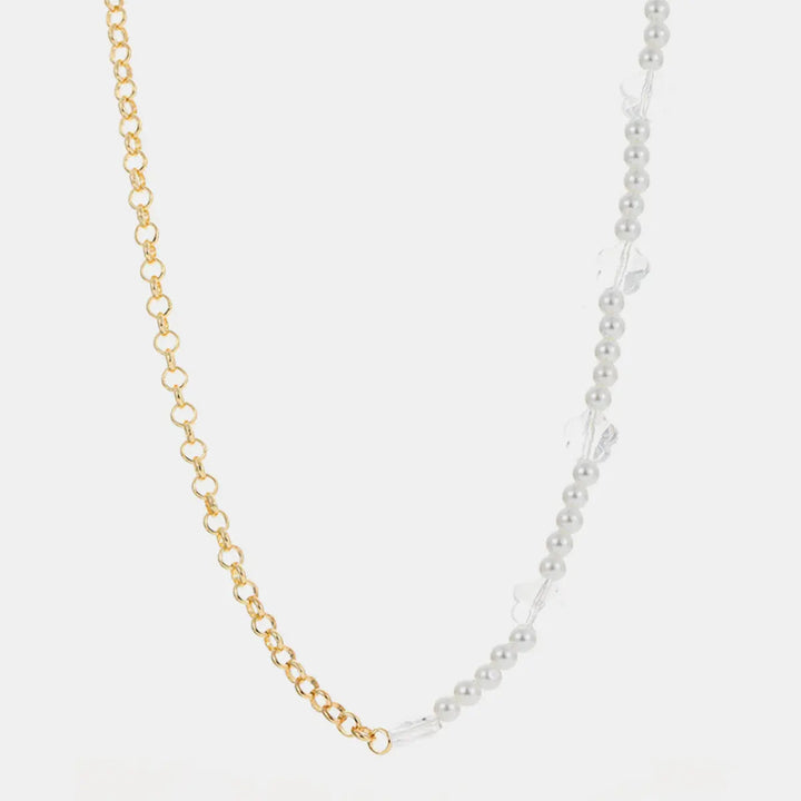 LOVCIA Gold-Plated Pearl Necklace