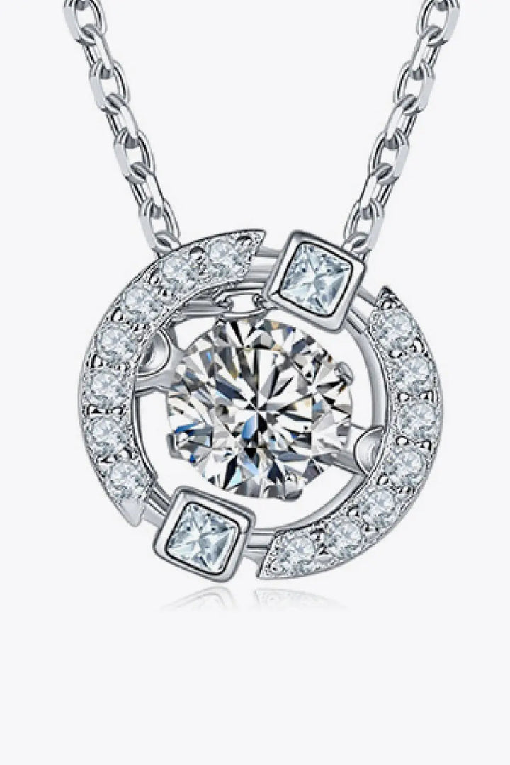 LOVCIA Moissanite Pendant Chain-Link Necklace