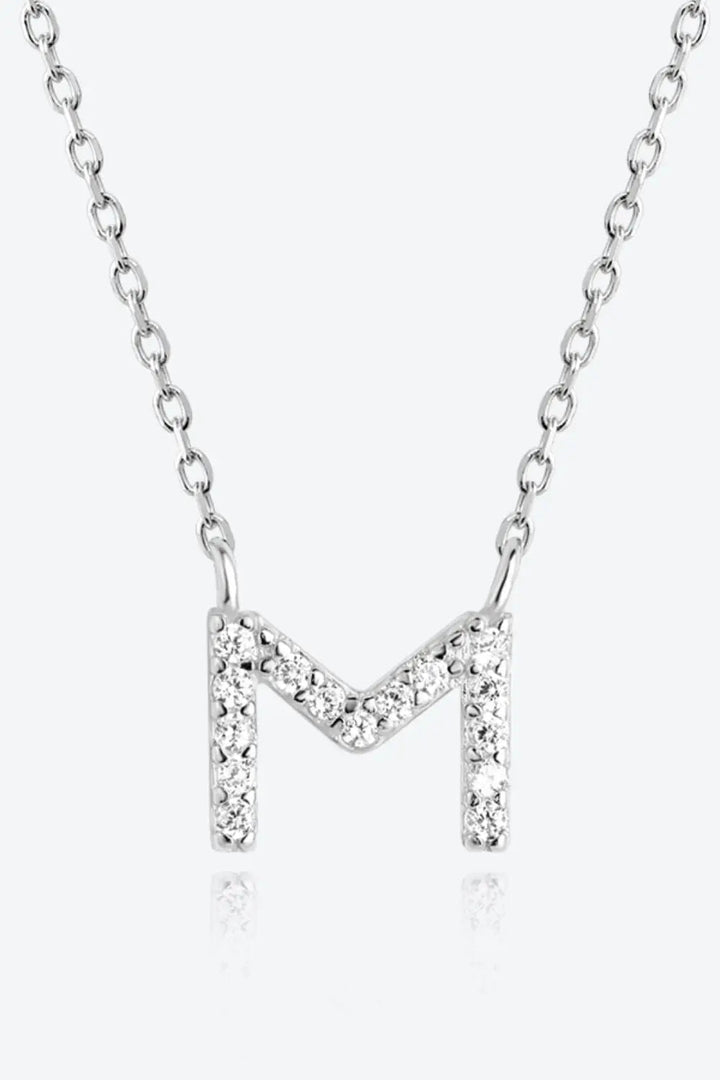 LOVCIA L To P Zircon 925 Sterling Silver Necklace