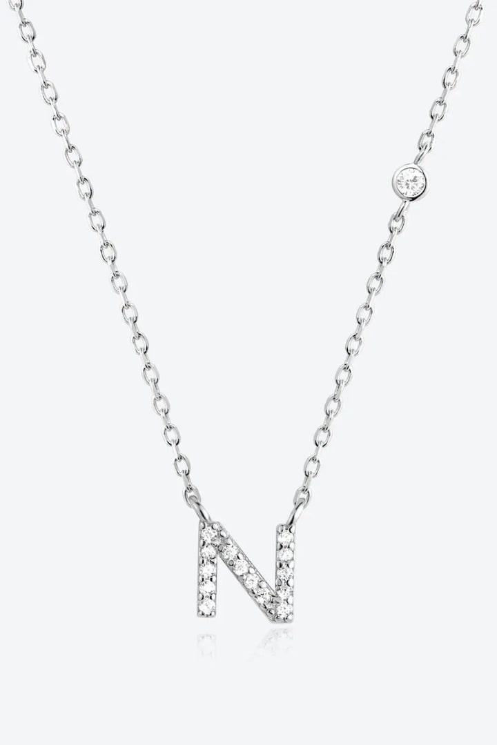 LOVCIA L To P Zircon 925 Sterling Silver Necklace