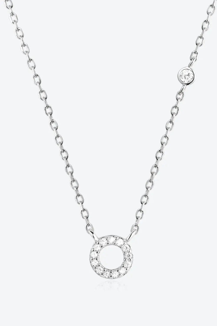 LOVCIA L To P Zircon 925 Sterling Silver Necklace