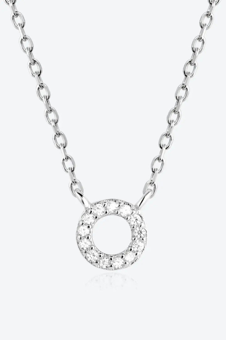 LOVCIA L To P Zircon 925 Sterling Silver Necklace