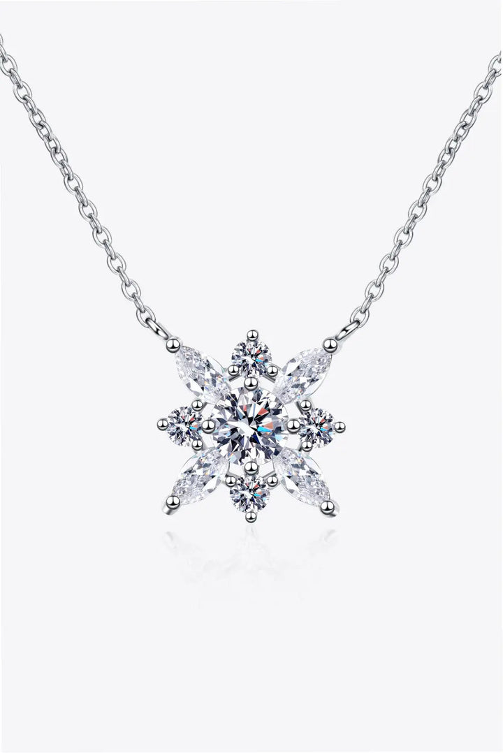 LOVCIA Moissanite Rhodium-Plated Necklace