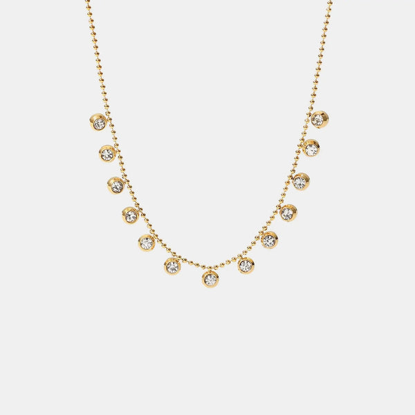 Zircon 18K Gold-Plated Necklace LOVCIA