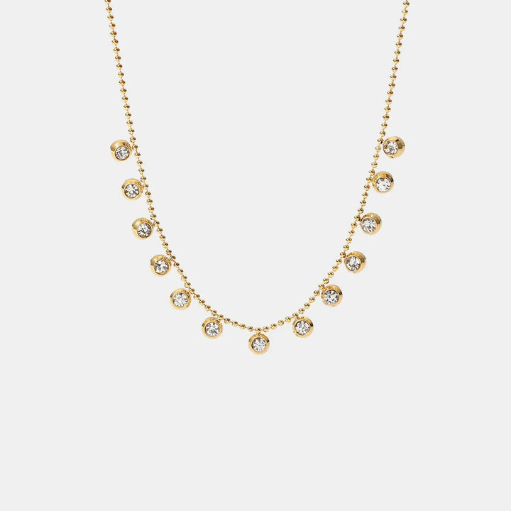 Zircon 18K Gold-Plated Necklace LOVCIA