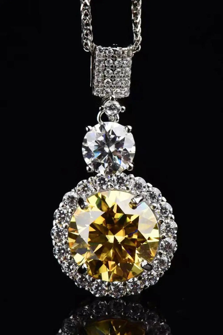 6 Carat Moissanite Pendant Necklace LOVCIA