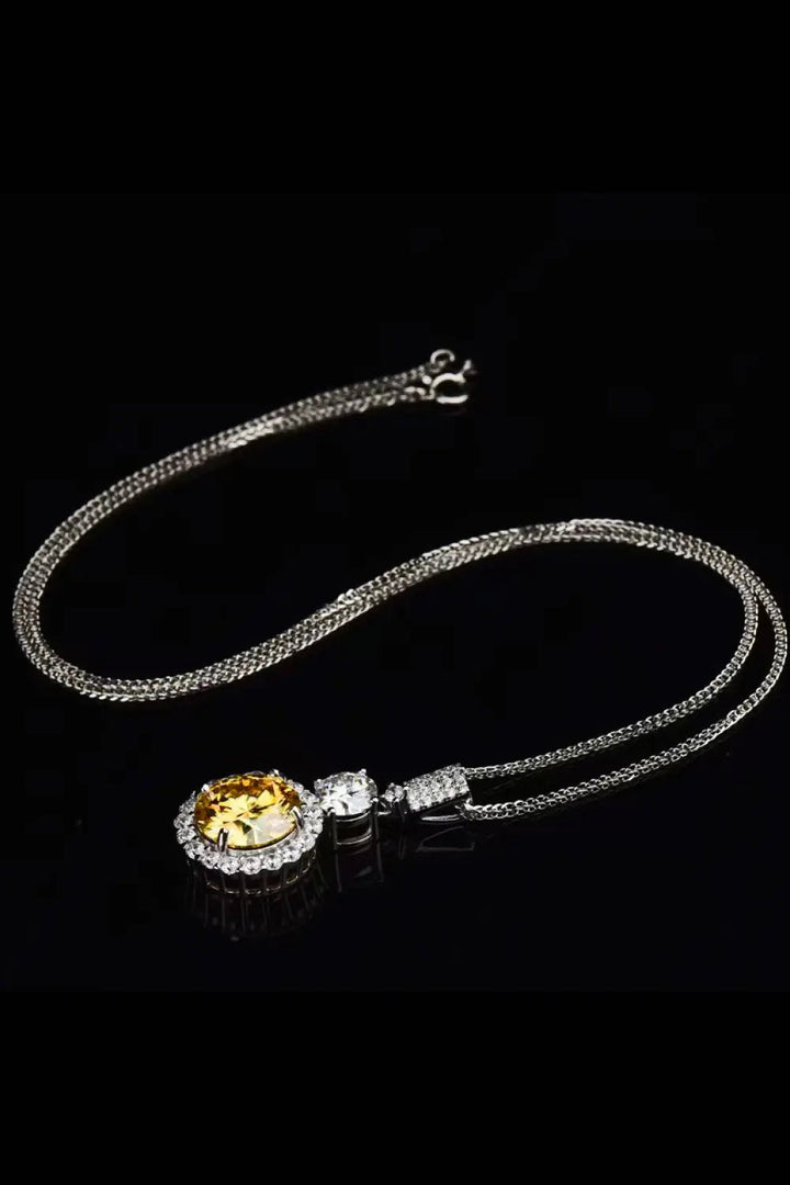 6 Carat Moissanite Pendant Necklace LOVCIA