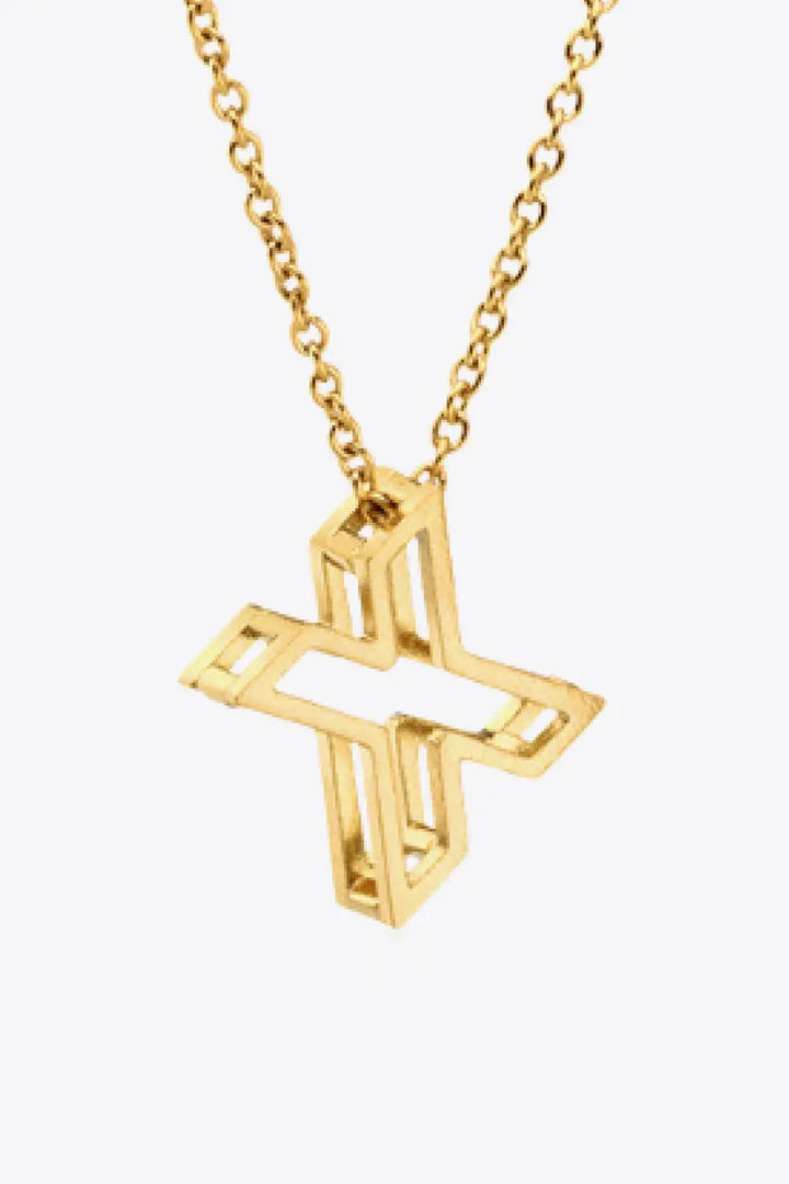 LOVCIA U to Z Letter Pendant Nekclace