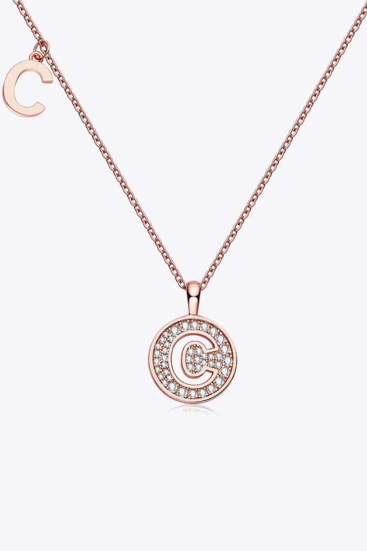 LOVCIA Moissanite A to J Pendant Necklace