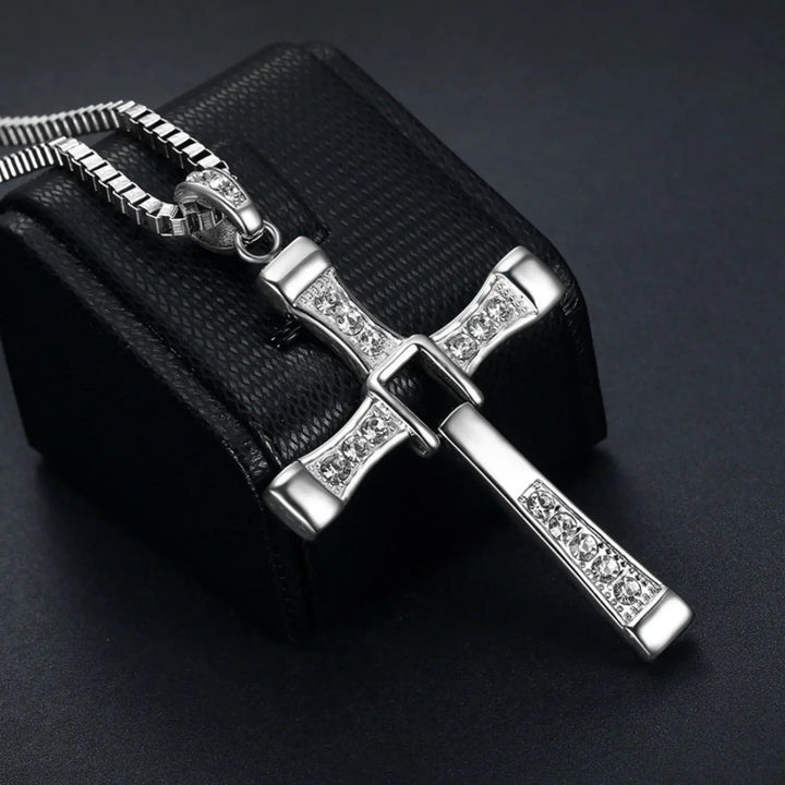 LOVCIA Titanium Steel Cross Necklace