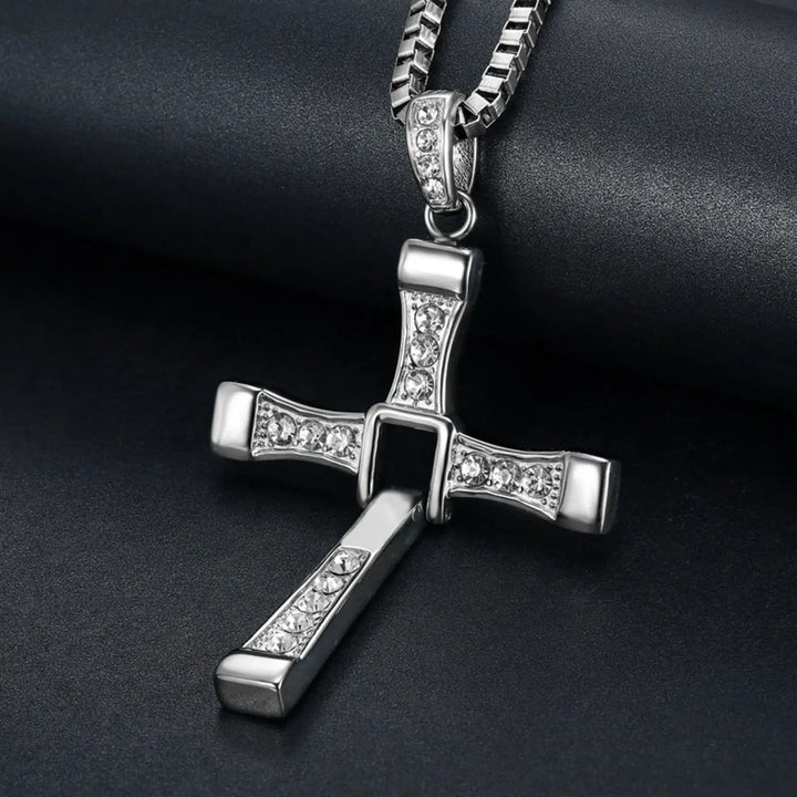 LOVCIA Titanium Steel Cross Necklace