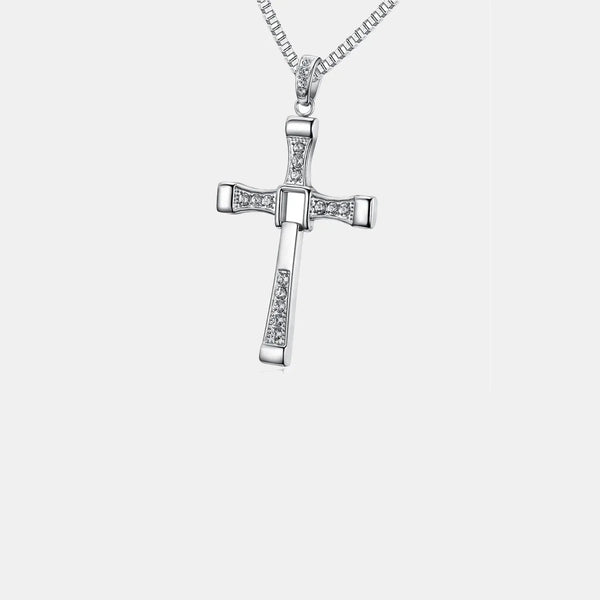 LOVCIA Titanium Steel Cross Necklace