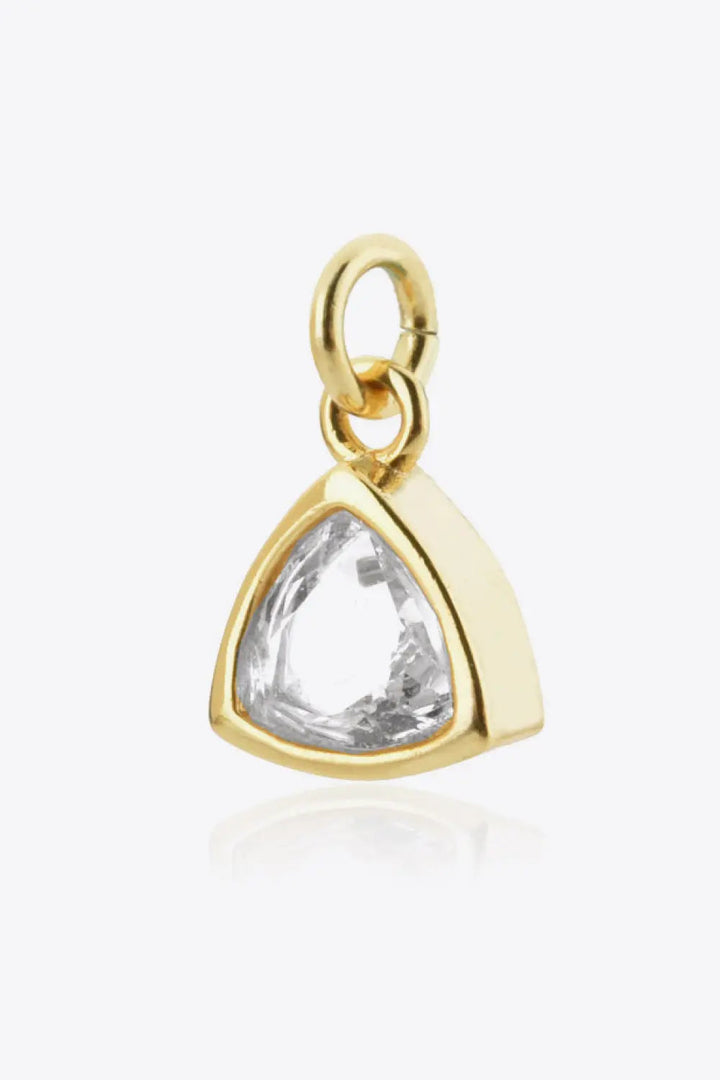 925 Sterling Silver Birthstone Pendant LOVCIA