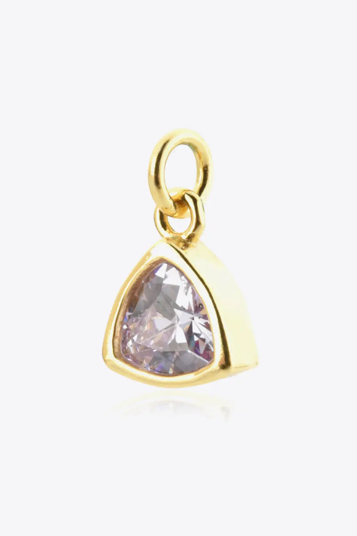 925 Sterling Silver Birthstone Pendant LOVCIA